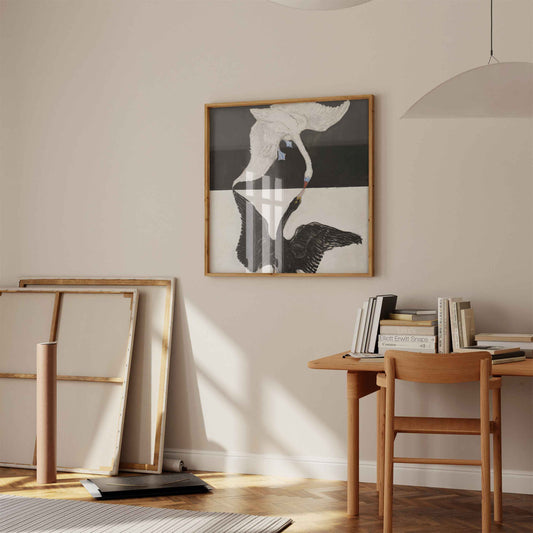 Hilma af Klint – The Swan No.01 Hilma Af Klint Square Frame Framed Art Print | Atollo Printshop