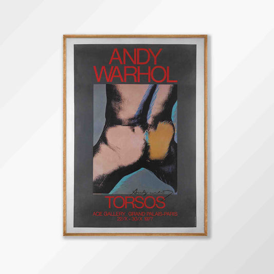 Andy Warhol – Torso in Tasmanian Oak Frame | Atollo Printshop