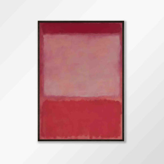 Mark Rothko – White Over Red Framed Art Print | Atollo Printshop