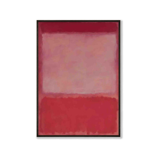 Mark Rothko β White Over Red Framed Art Print | Atollo Printshop