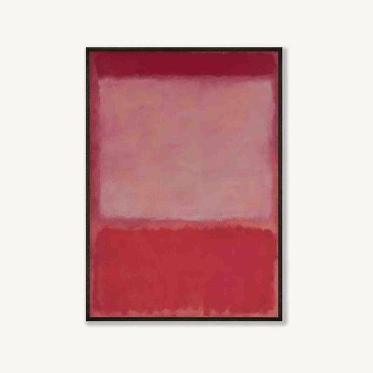 Mark Rothko – White Over Red Framed Art Print | Atollo Printshop