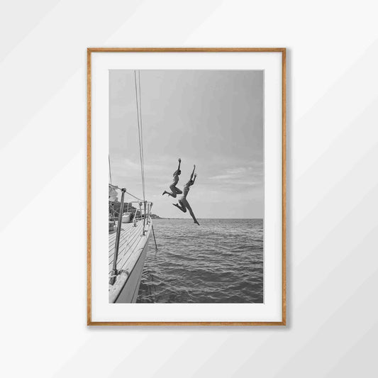Yachting in Rio De Janeiro Brazil 2019 in Tasmanian Oak Frame | Atollo Printshop