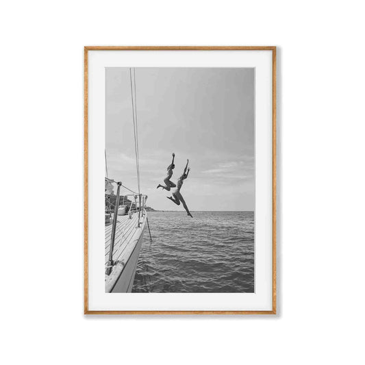 Yachting in Rio De Janeiro Brazil 2019 in Tasmanian Oak Frame | Atollo Printshop