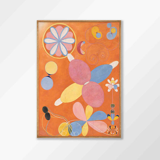 Hilma af Klint – Youth in Tasmanian Oak Frame | Atollo Printshop