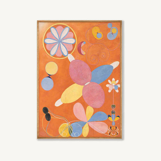 Hilma af Klint – Youth in Tasmanian Oak Frame | Atollo Printshop