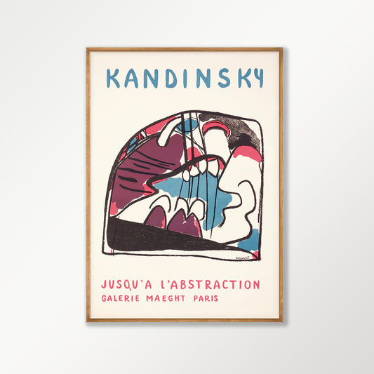 L'Abstraction art print displayed in a room setting | Atollo Printshop