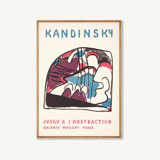 L'Abstraction art print displayed in a room setting | Atollo Printshop