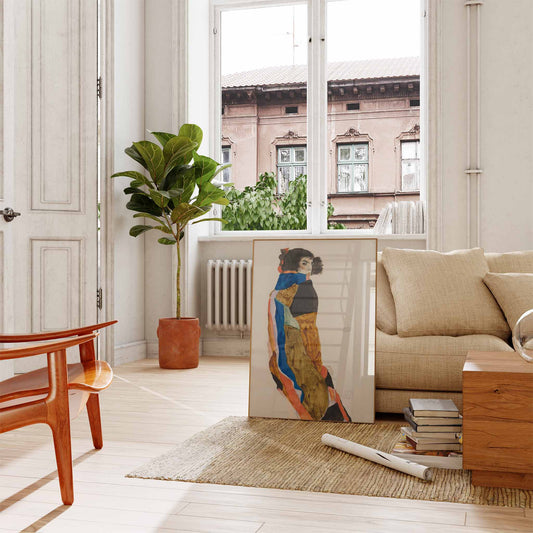 MOA art print displayed in a room setting | Atollo Printshop