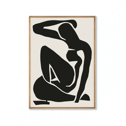 Henri Matisse – Noir Cut Out in Tasmanian Oak Frame | Atollo Printshop
