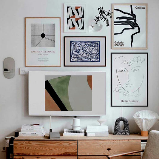 Scandinavian Home Gallery Set Framed Art Print | Atollo Printshop