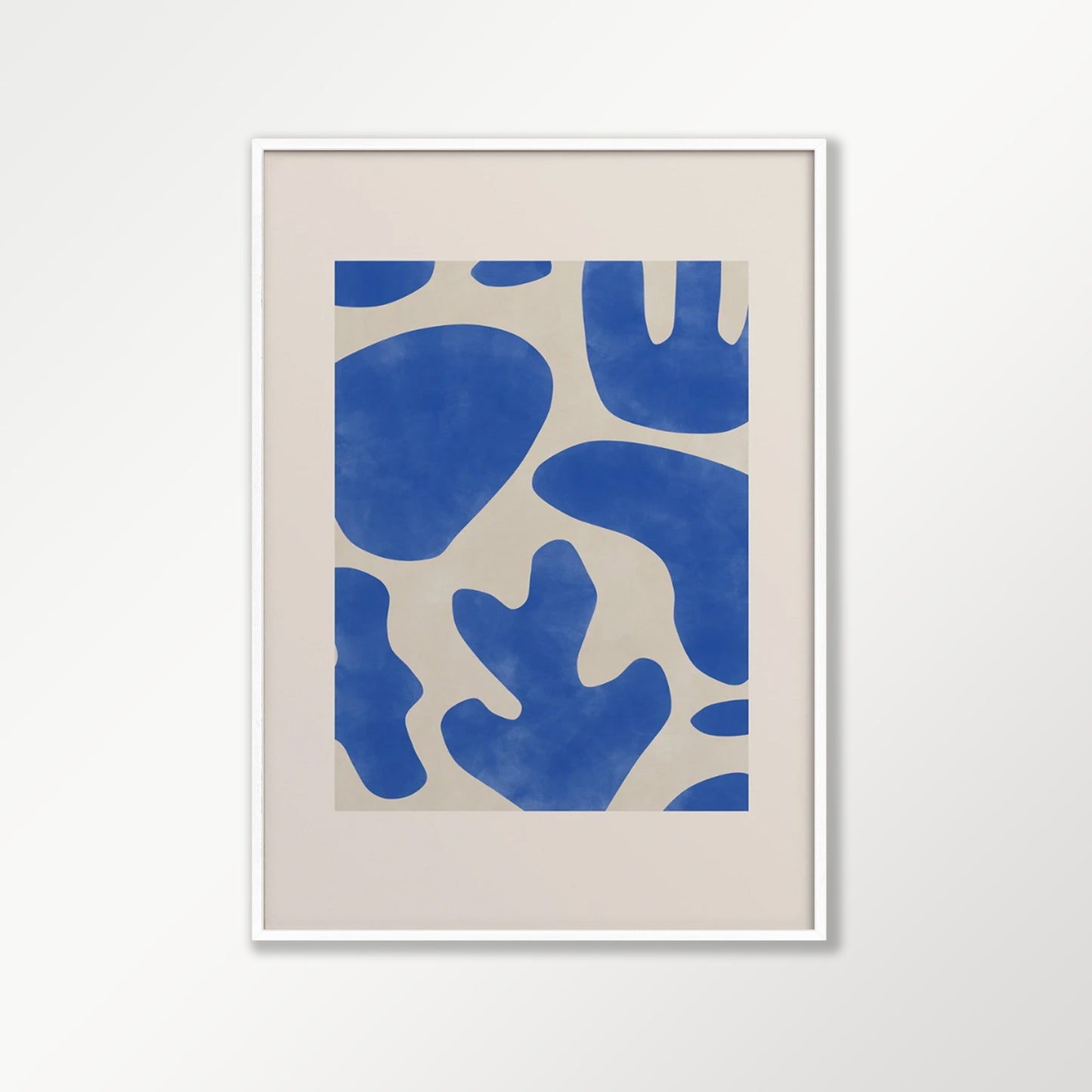 Abstract Blue Poster