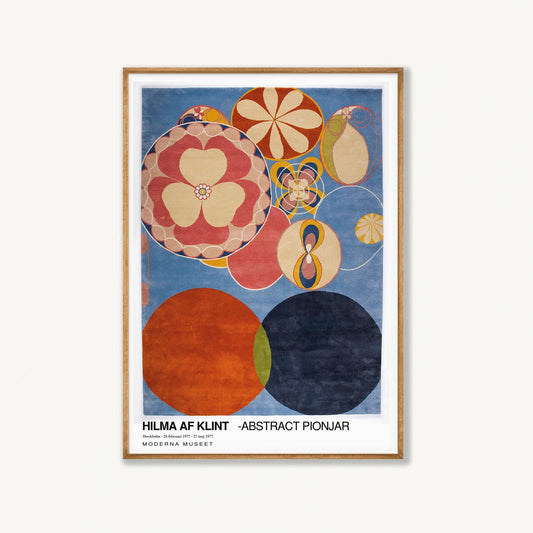 Abstract Pionjar art print displayed in a room setting | Atollo Printshop