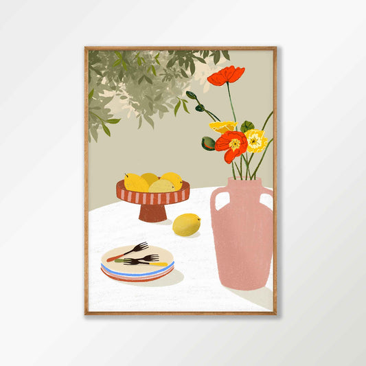 Claude Monet – Al Fresco by Ashley Simonetto in Tasmanian Oak Frame | Atollo Printshop