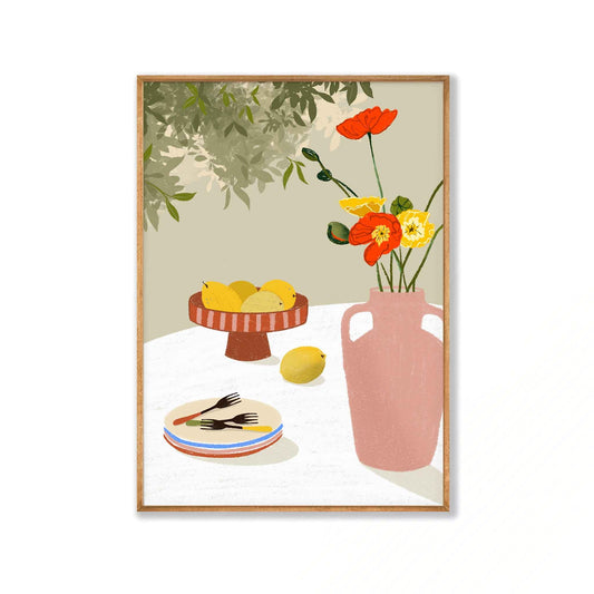 Claude Monet – Al Fresco by Ashley Simonetto in Tasmanian Oak Frame | Atollo Printshop