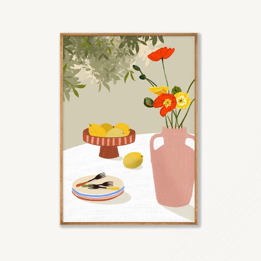 Claude Monet – Al Fresco by Ashley Simonetto in Tasmanian Oak Frame | Atollo Printshop