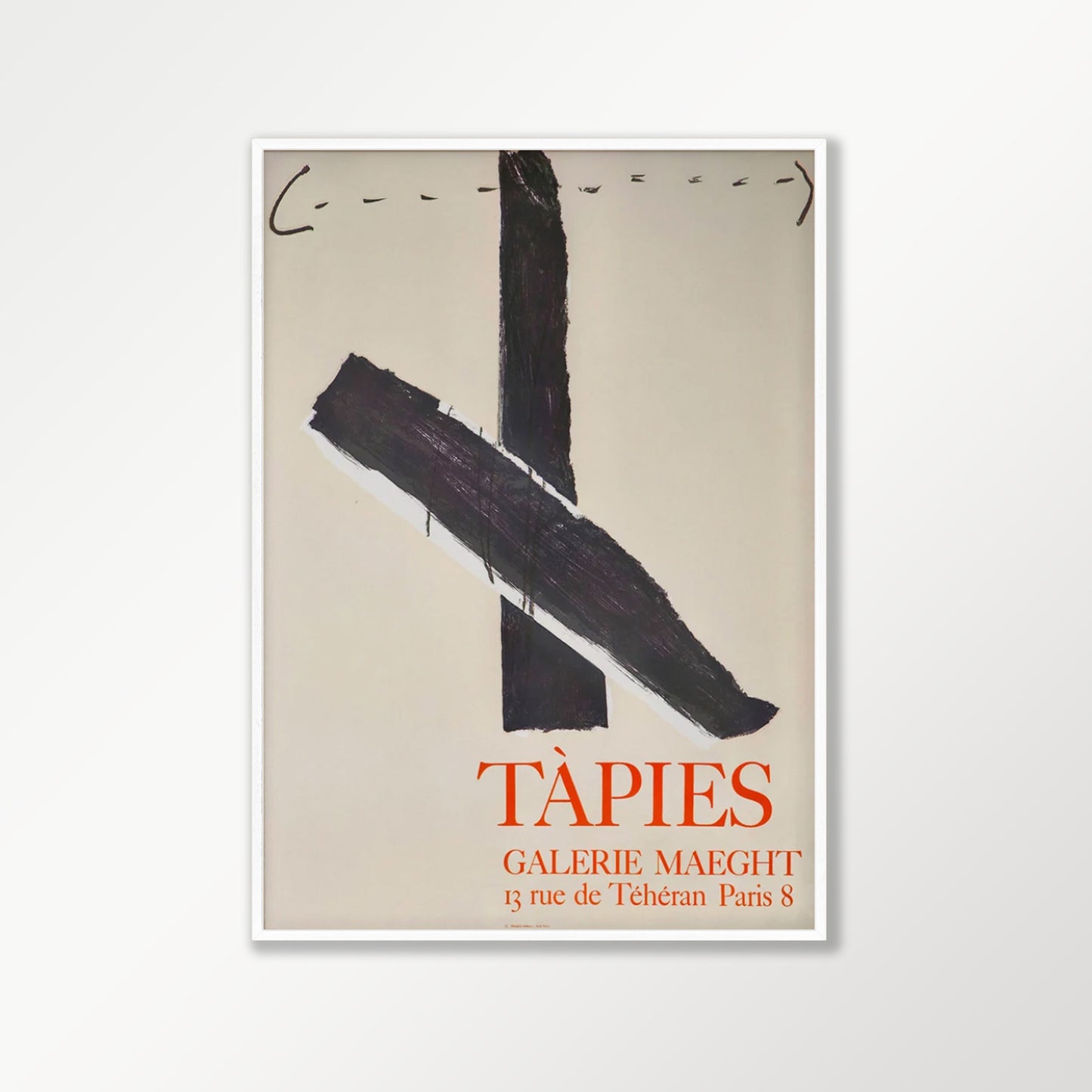 Anthony Tapies Exhibition Poster 1967