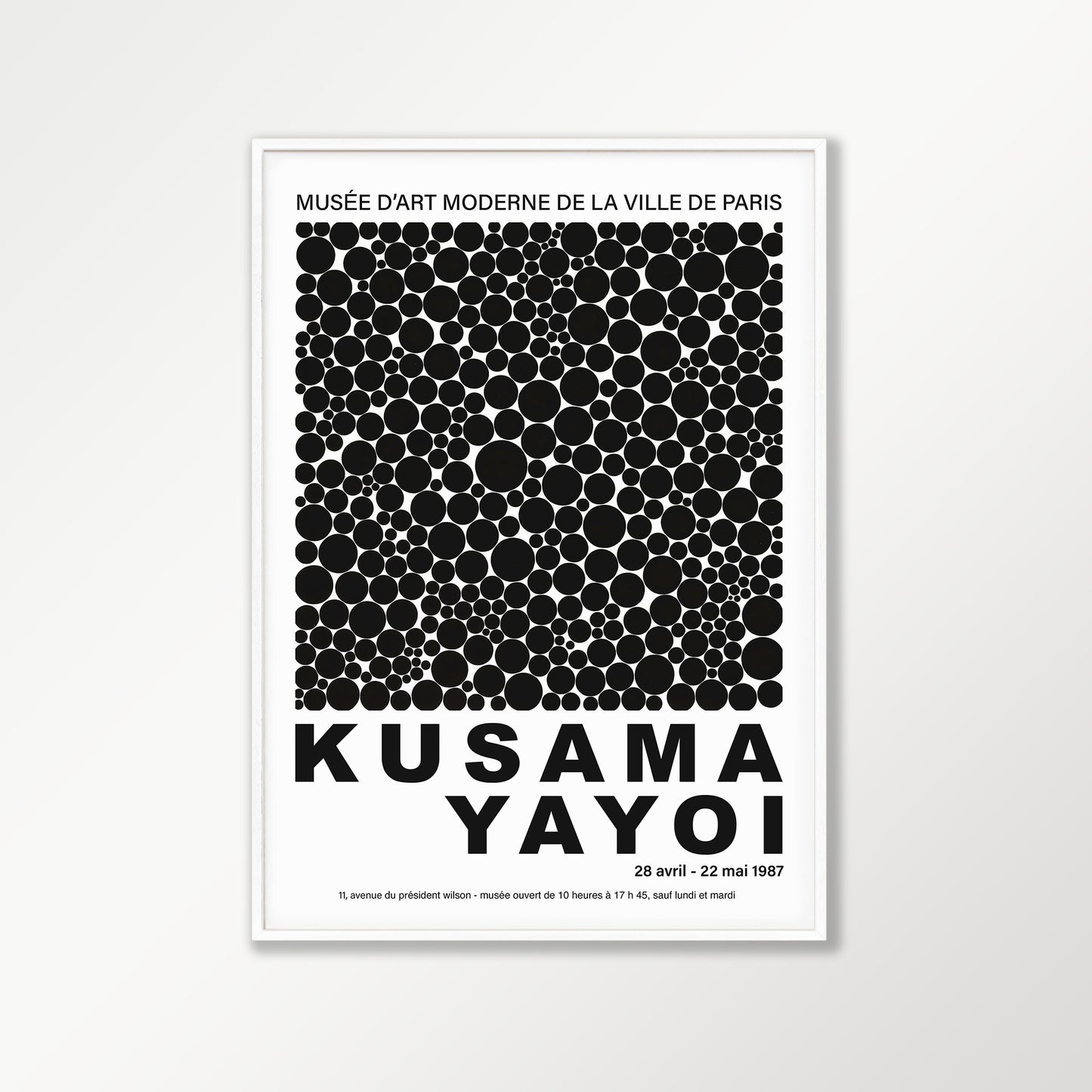 Black Polka Dots by Yayoi Kusama