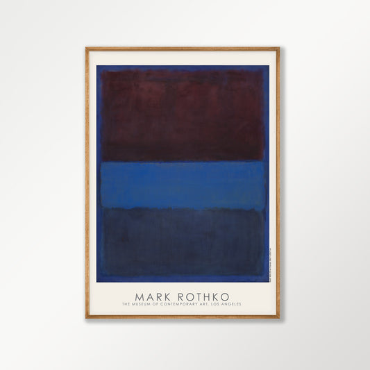 Mark Rothko – Blue and Purple in Tasmanian Oak Frame | Atollo Printshop