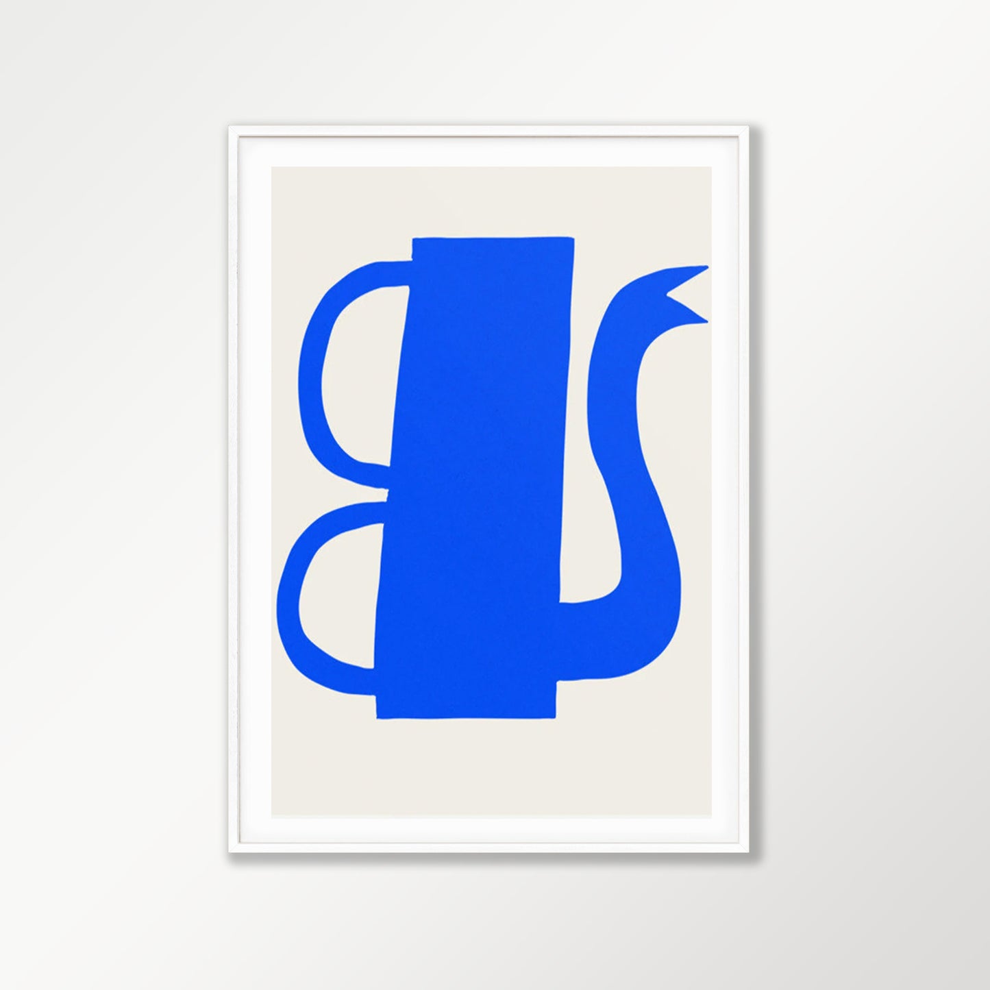 Abstract Blue Water Jug