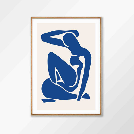 Henri Matisse – Blue Cut Out 1952 in Tasmanian Oak Frame | Atollo Printshop