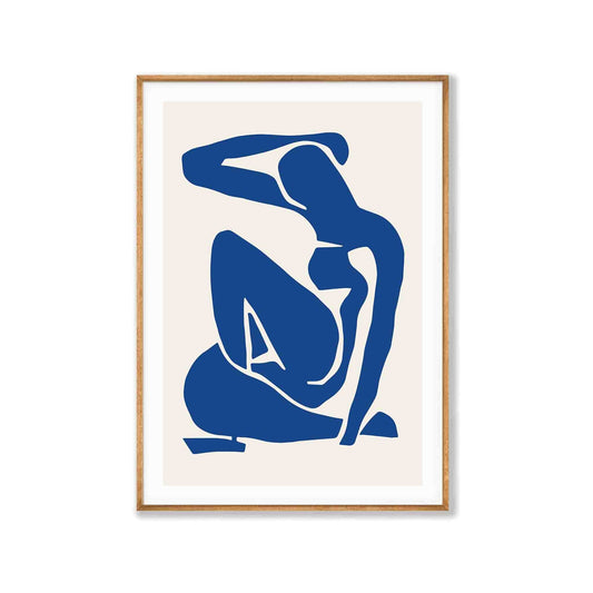 Henri Matisse – Blue Cut Out 1952 in Tasmanian Oak Frame | Atollo Printshop