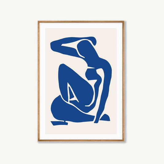 Henri Matisse – Blue Cut Out 1952 in Tasmanian Oak Frame | Atollo Printshop