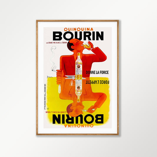 Bourin Quinquina in Tasmanian Oak Frame | Atollo Printshop