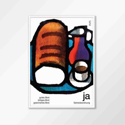 Brot by Celestino Piatti in Matte White Frame | Atollo Printshop