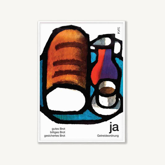 Brot by Celestino Piatti in Matte White Frame | Atollo Printshop