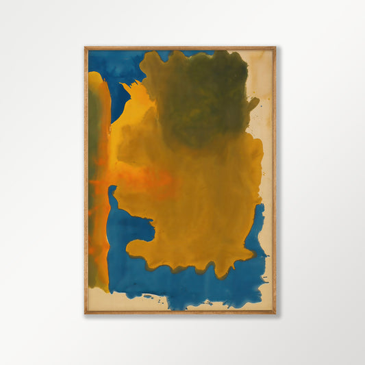 Canal by Helen Frankenthaler in Tasmanian Oak Frame | Atollo Printshop