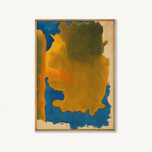 Canal by Helen Frankenthaler in Tasmanian Oak Frame | Atollo Printshop
