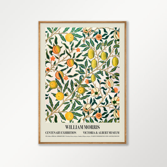 William Morris – Centenery Exhibition in Tasmanian Oak Frame | Atollo Printshop