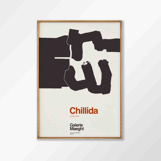 Eduardo Chillida in Matte Black Frame | Atollo Printshop