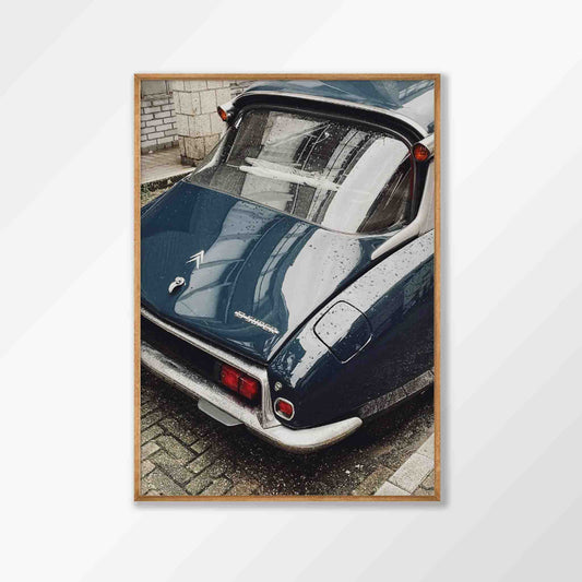 Citroen Car poster in Tasmanian Oak Frame | Atollo Printshop