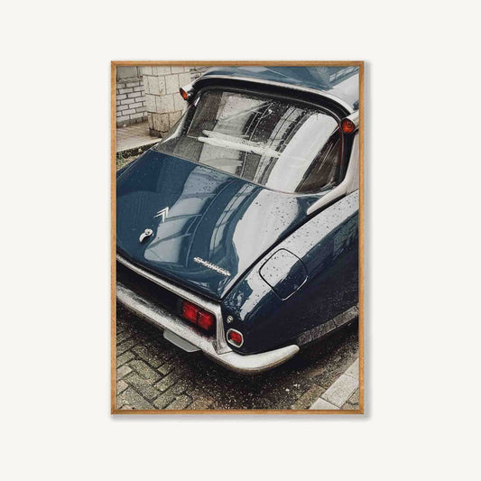 Citroen Car poster in Tasmanian Oak Frame | Atollo Printshop