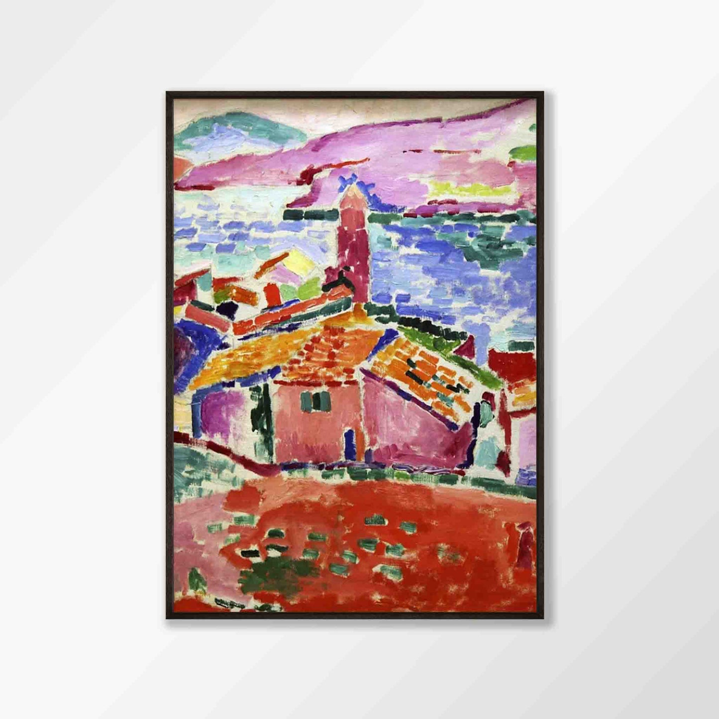 Henri Matisse – Country House in Matte Black Frame | Atollo Printshop