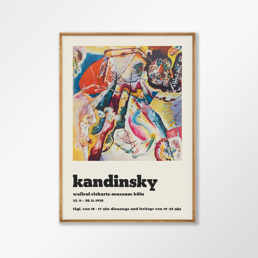 Wassily Kandinsky – Deutsch Exhibition in Tasmanian Oak Frame | Atollo Printshop