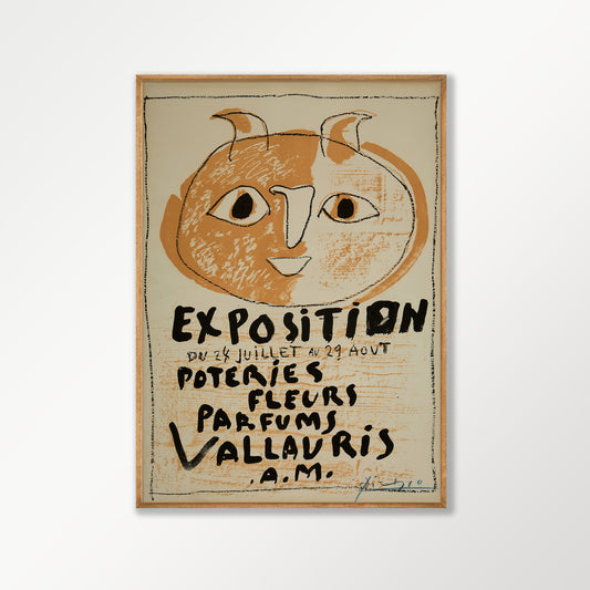 Exposition Poster art print displayed in a room setting | Atollo Printshop