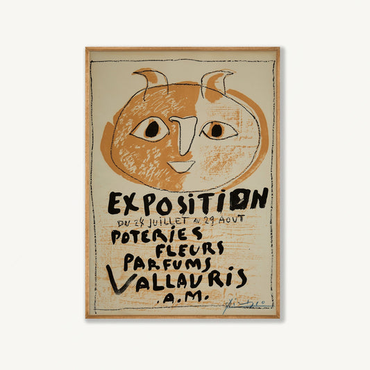 Exposition Poster art print displayed in a room setting | Atollo Printshop