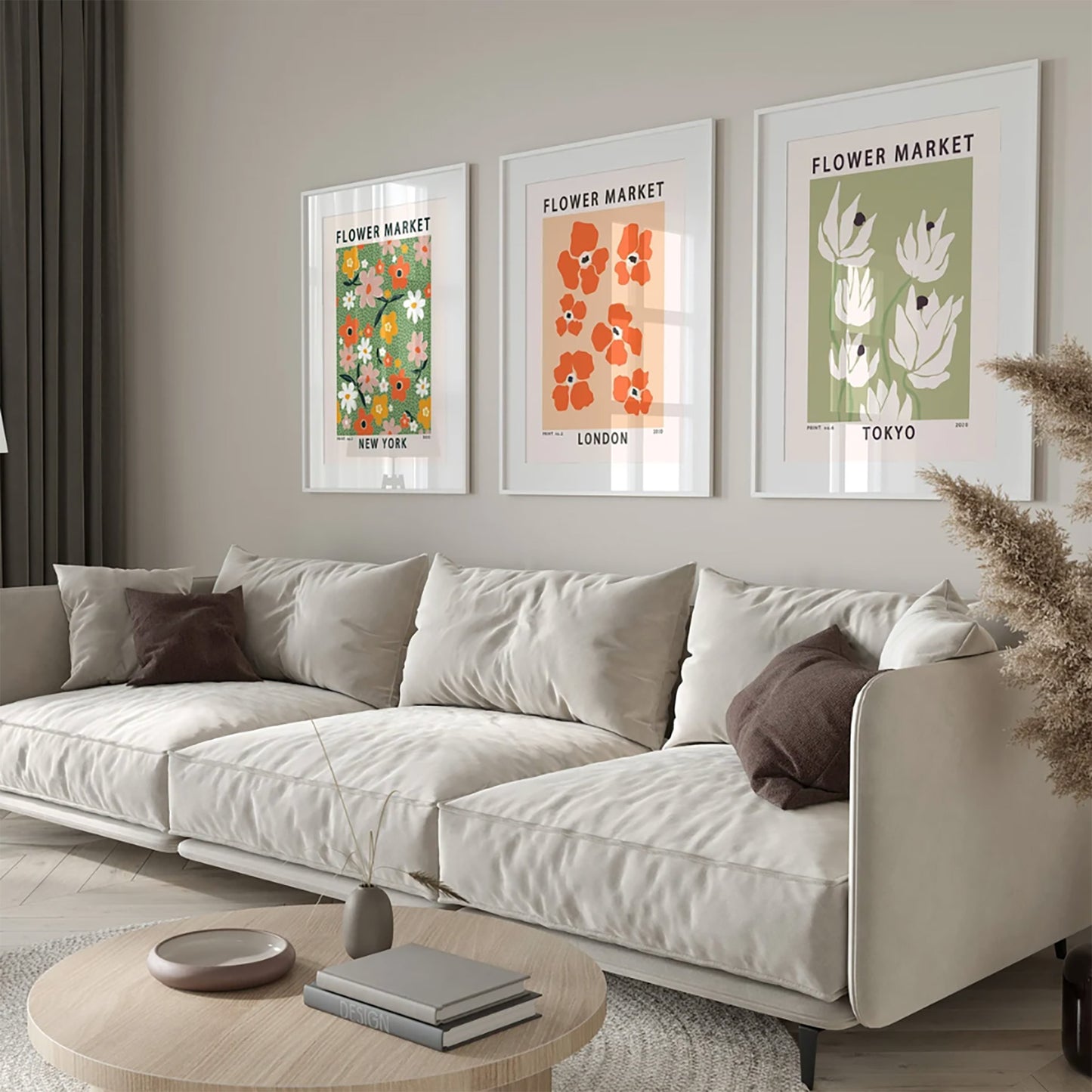 Flower Market Poster Set