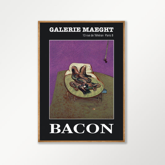 Francis Bacon Galerie Maeght Exhibition in Tasmanian Oak Frame | Atollo Printshop