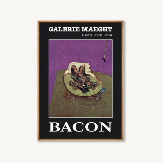 Francis Bacon Galerie Maeght Exhibition in Tasmanian Oak Frame | Atollo Printshop