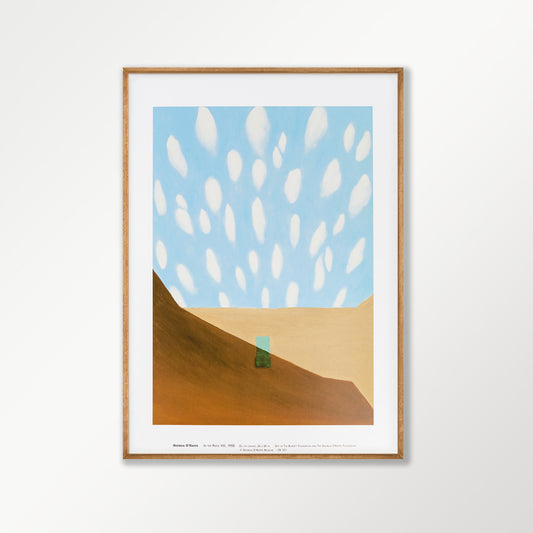 Clouds by Georgia O'Keefe in Tasmanian Oak Frame | Atollo Printshop