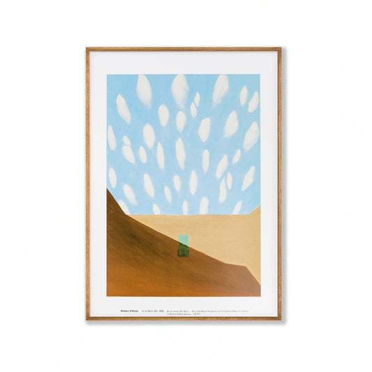 Clouds by Georgia O'Keefe in Tasmanian Oak Frame | Atollo Printshop