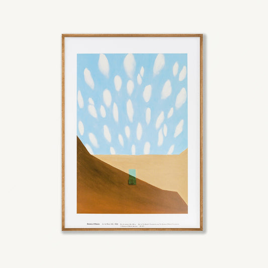 Clouds by Georgia O'Keefe in Tasmanian Oak Frame | Atollo Printshop