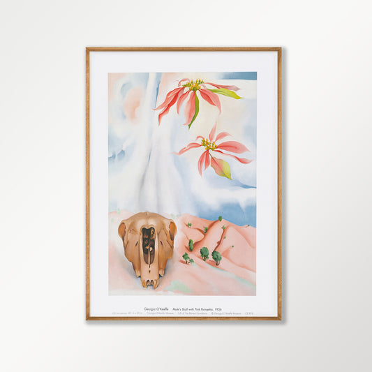 Exhibition Print by Georgia O'Keeffe in Tasmanian Oak Frame | Atollo Printshop
