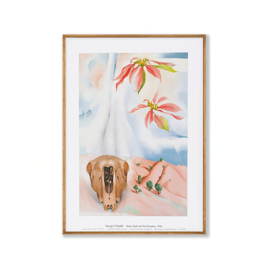Exhibition Print by Georgia O'Keeffe in Tasmanian Oak Frame | Atollo Printshop