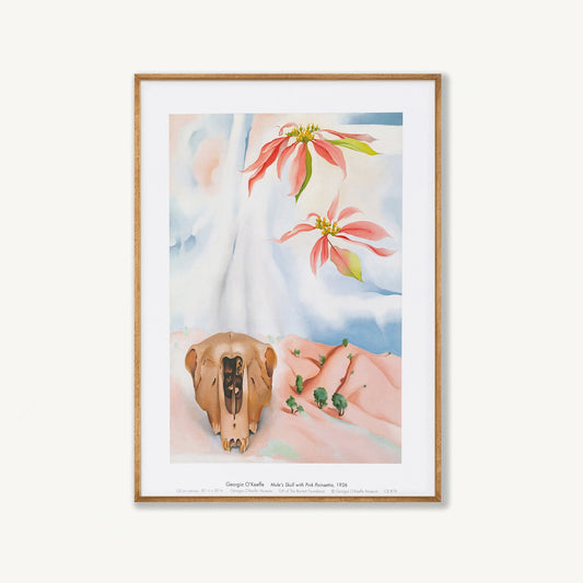 Exhibition Print by Georgia O'Keeffe in Tasmanian Oak Frame | Atollo Printshop
