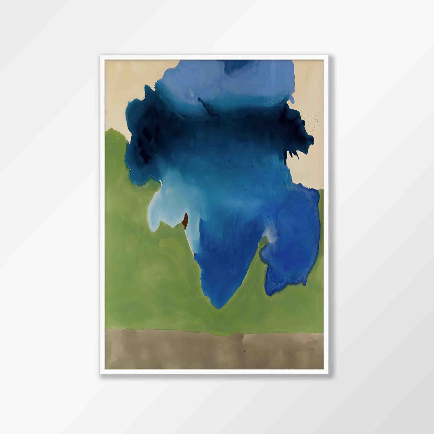 Green & Blue by Helen Frankenthaler