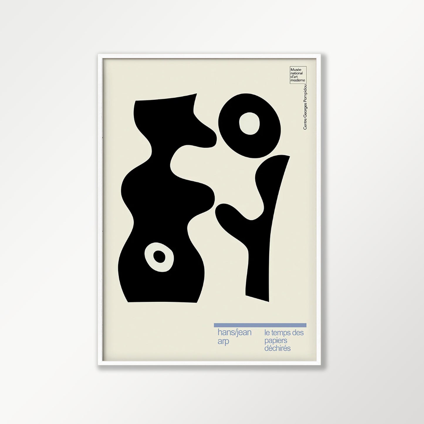 Hans Arp Minimal Exhibition Poster